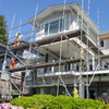 高层建筑外爬式脚手架冲孔板